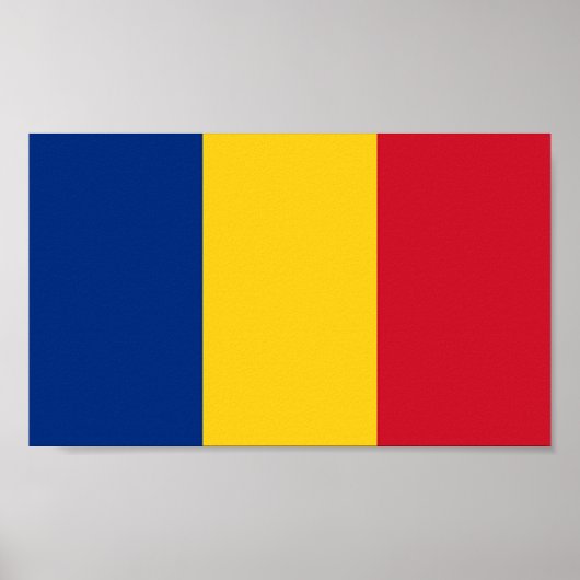 Poster Flag of Romania (Devant)