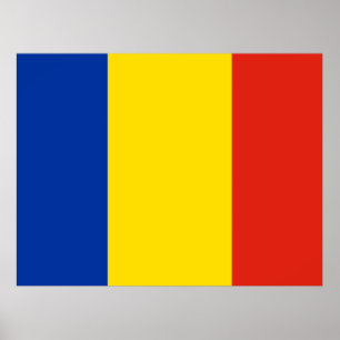Poster Flag of Romania