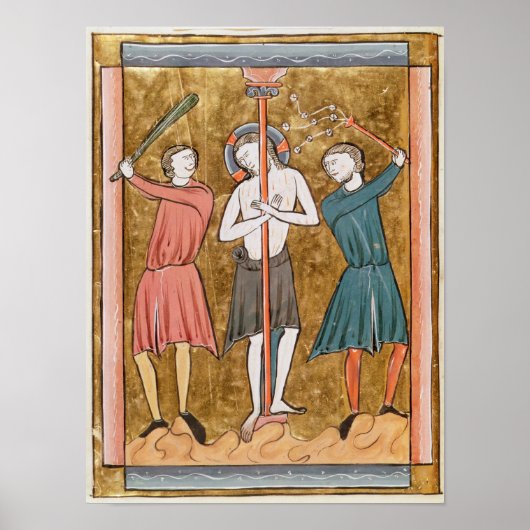 Poster Flagellation de "Psautier a l'Usage de Paris" (Devant)