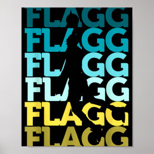 Poster Flagg Basketball Inspirer les sports de ventilateu