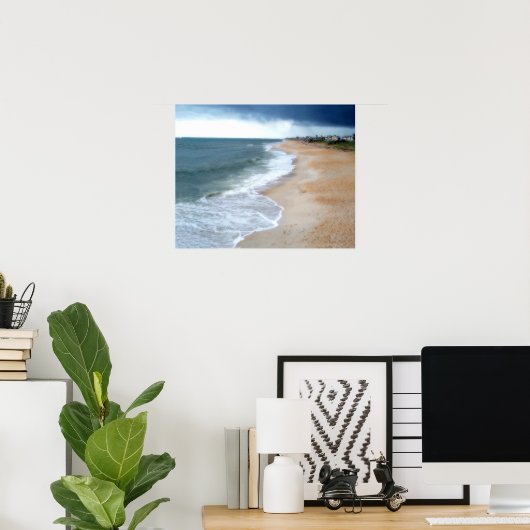 Poster Flagler Beach Floride (Bureau à domicile)