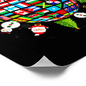 Poster Flags Of The World, Xmas Around The Globe  (Coin)