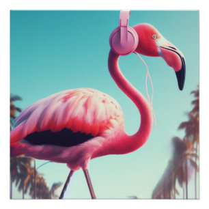 Poster Flamand rose