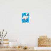 Poster flamant rose (Cuisine)