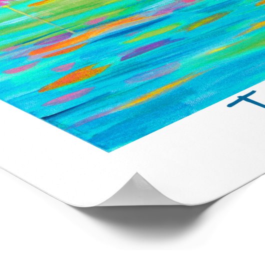 Poster Flamant rose (Coin)