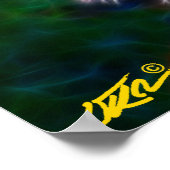 Poster Flamant rose (Coin)