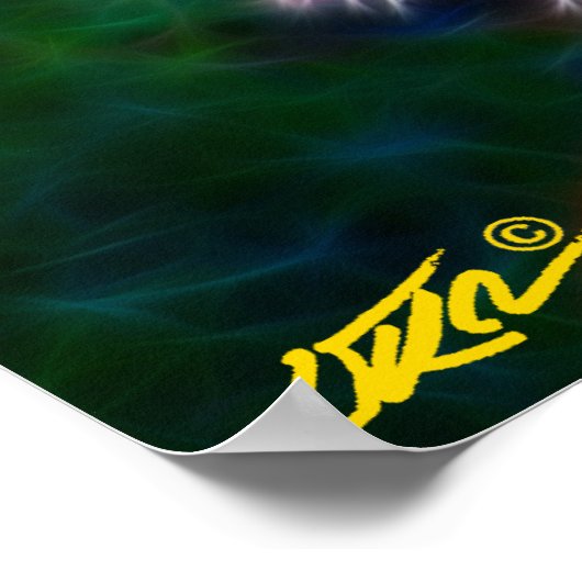 Poster Flamant rose (Coin)