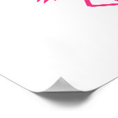 Poster flamant rose (Coin)