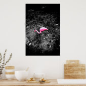 Poster flamant rose (Cuisine)