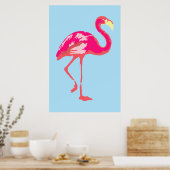 Poster Flamant rose (Cuisine)