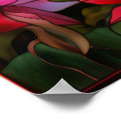 Poster Flamant rose (Coin)