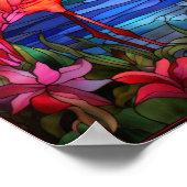 Poster Flamant rose (Coin)
