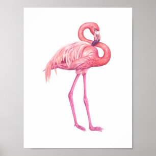 POSTER FLAMANT ROSE 2
