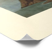 Poster Flamant rose américain | John James Audubon (Coin)