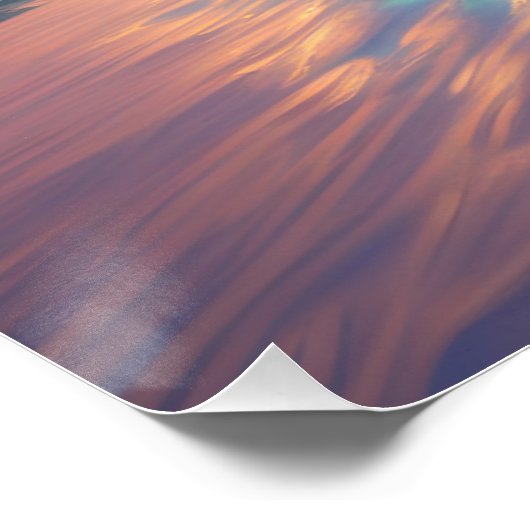 Poster Flamant rose Beach (Coin)