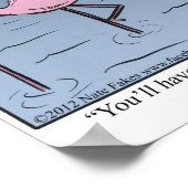 Poster Flamant rose Brother (Coin)