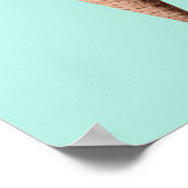 POSTER FLAMANT ROSE CONE (Coin)