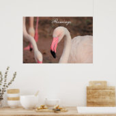 Poster Flamant rose d'affiches (Cuisine)