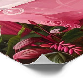 Poster Flamant rose dans la baignoire, Impression, Décora (Coin)