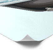 Poster Flamant rose de dessin (Coin)