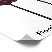 POSTER FLAMANT ROSE & FLAMANT ROSE & FLAMANT ROSE (Coin)