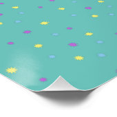 Poster Flamant rose flamboyant (Coin)