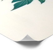 Poster Flamant rose romantique Love Heart Illustration (Coin)