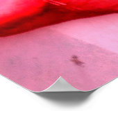 Poster Flamant rose rose (Coin)