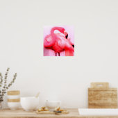 Poster Flamant rose rose (Cuisine)