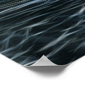 Poster Flamant rose rose de Fractalius (Coin)