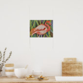 Poster Flamant rose rose exceptionnel (Cuisine)