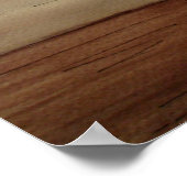 Poster Flamant rose rose Fête Fête Whimsical Bird (Coin)