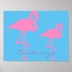 Poster Flamant rose rose Thunder_Cove