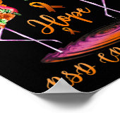 Poster Flamant rose Rsd Crps Sensibilisation 1 (Coin)