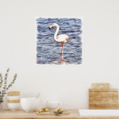 Poster Flamant rose sauvage (Cuisine)