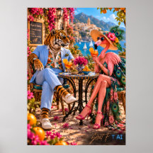 Flamant rose & Tigre à Valence — Été méditerranéen