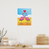 Poster Flamants (Cuisine)