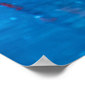 Poster Flamants africains. Groupe de flamants (Coin)