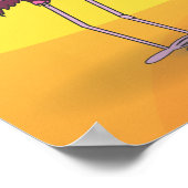 Poster Flamants roses (Coin)