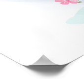 poster Flamants roses (Coin)