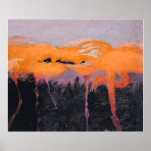 Poster Flamants roses de Thayer