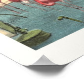 Poster Flamants roses majestueux Imprimer (Coin)