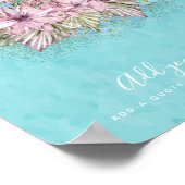 Poster FLAMANTS ROSES personnalisés (Coin)