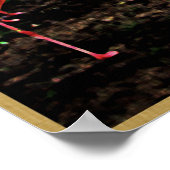 Poster Flamants roses roses de Floride (Coin)