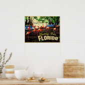 Poster Flamants roses roses de Floride (Cuisine)