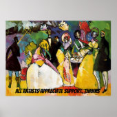 Poster Flambeau à Mardi Gras (Devant)