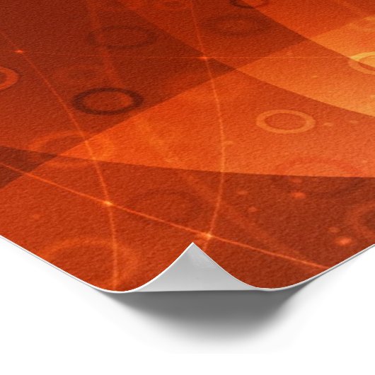 Poster Flame d'or (Coin)