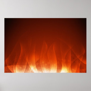 Poster Flame d'or