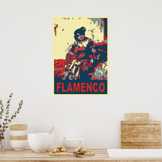 Poster Flamenco (Cuisine)
