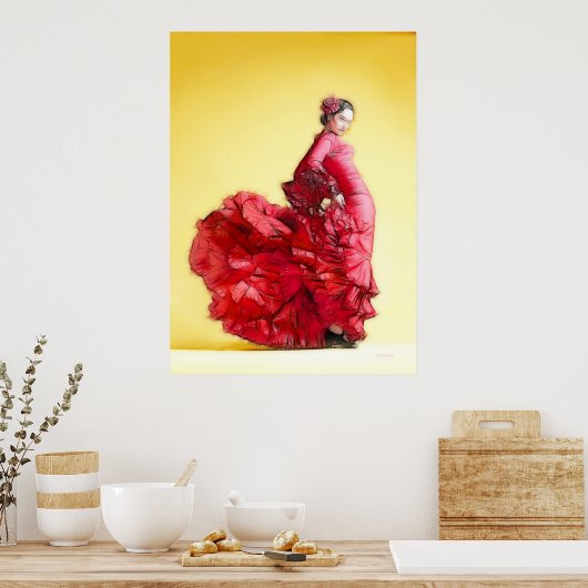 POSTER FLAMENCO (Cuisine)
